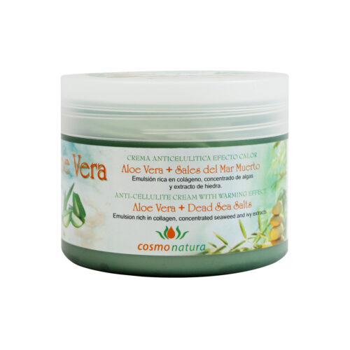 Crema anticelulítica efecto calor con Aloe Vera y sales del mar muerto