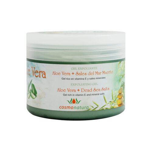 Gel exfoliante con Aloe Vera y sales de mar muerto