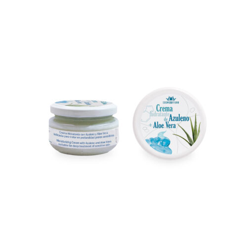 Crema hidratante con azuleno y Aloe Vera piel sensible